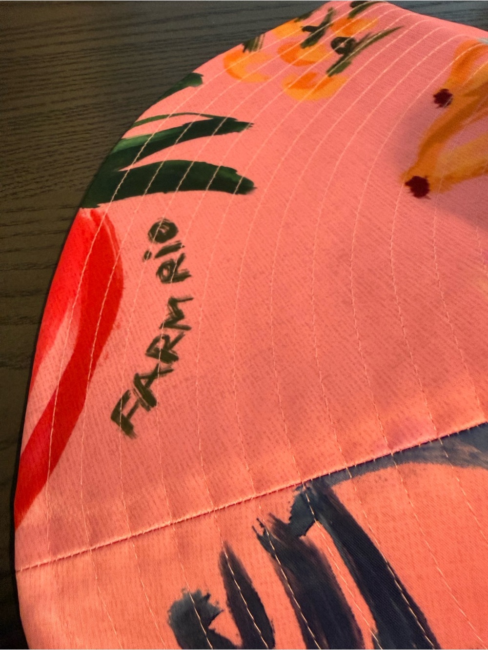Farm Rio Sun Hat with Ties - Picture 3 of 10